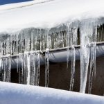 icicles hanging from gutters