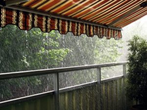 Awning in the Rain