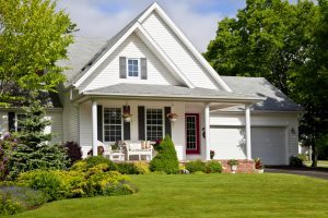 Home with new gutters