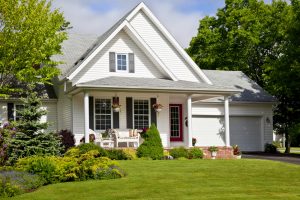 Home with new gutters