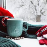 Cocoa Scarf Winter Window
